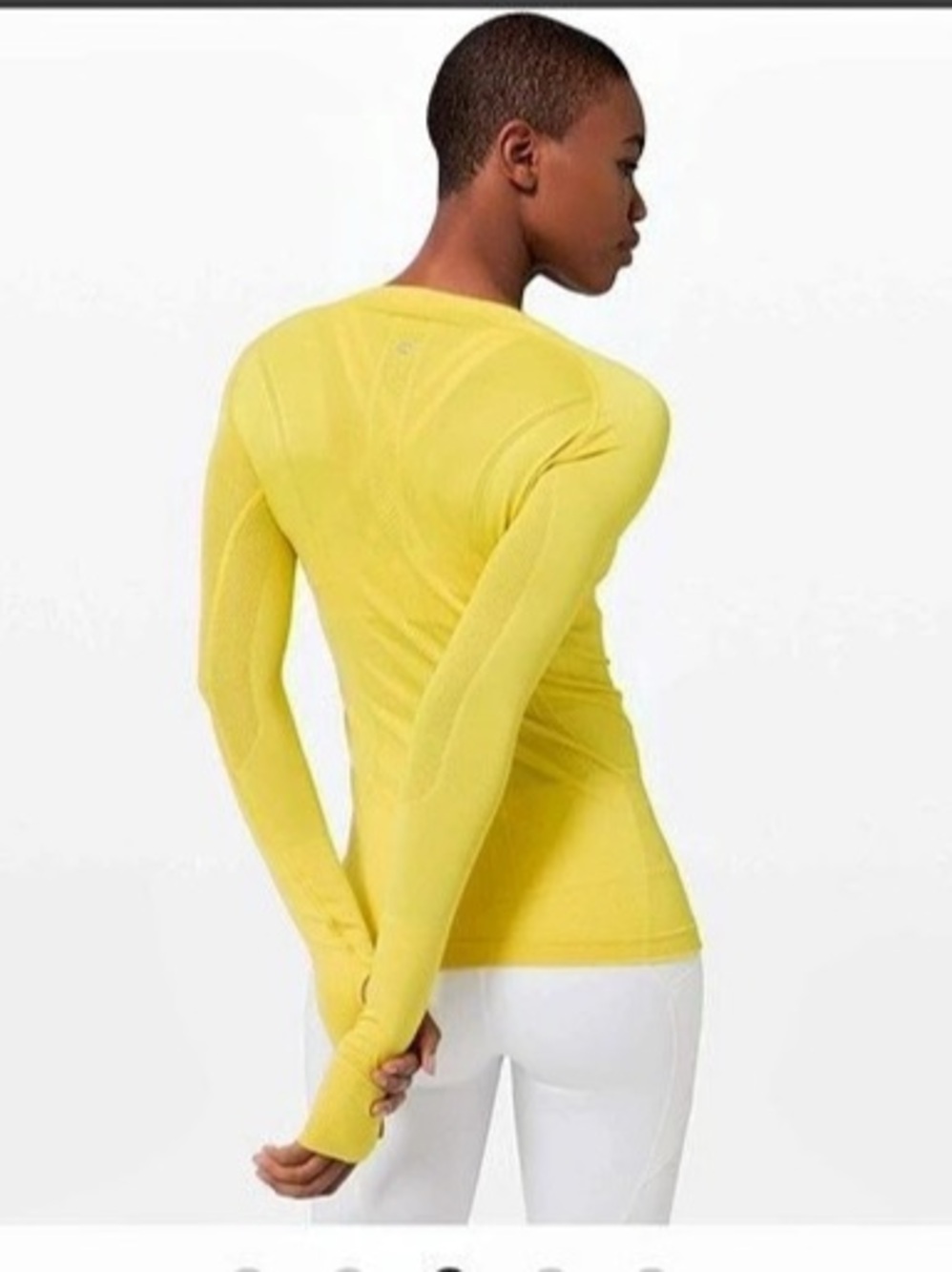 lululemon Swiftly Tech Long Sleeve Yellow Size 6